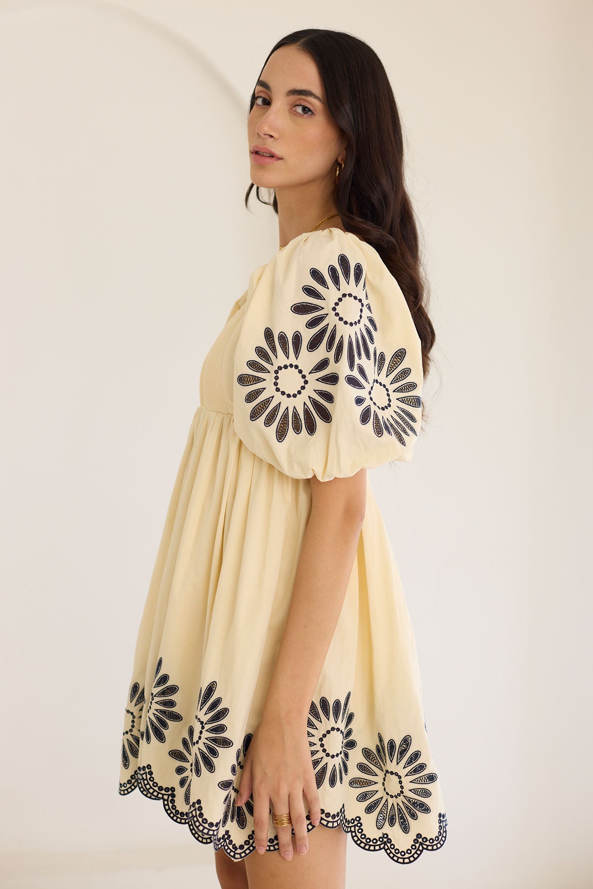 Willa Mini Dress- Cream
