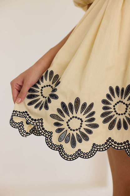Willa Mini Dress- Cream