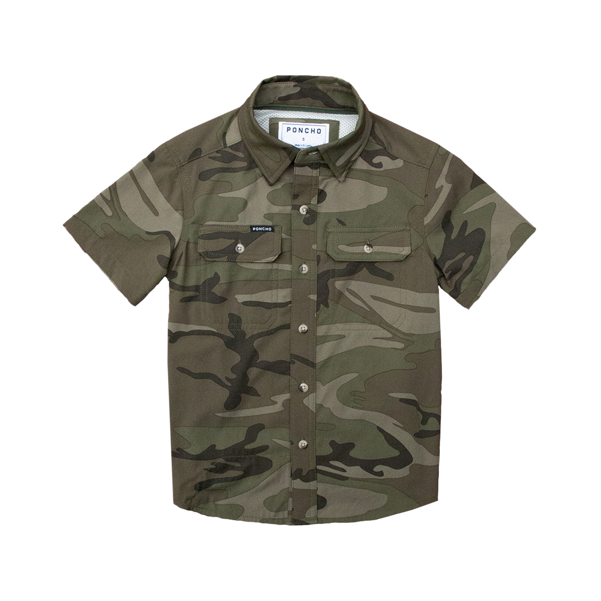 The Palomita by Poncho in Dark Camo