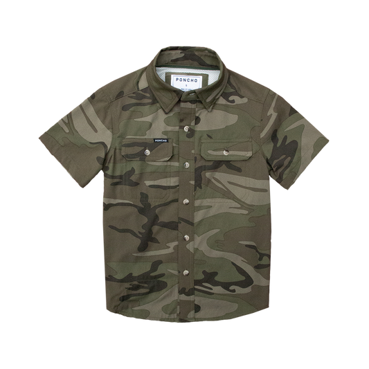 The Palomita by Poncho in Dark Camo