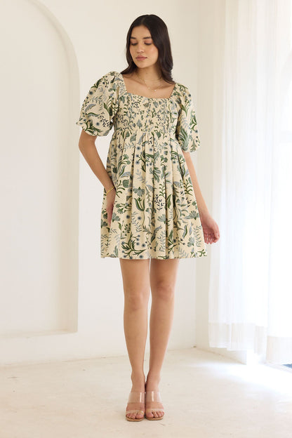Willa Mini Dress- Forest Bliss