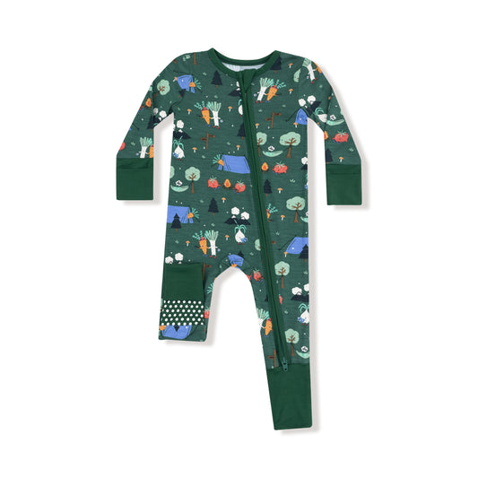 Camping Veggies 2 Way Zipper Romper