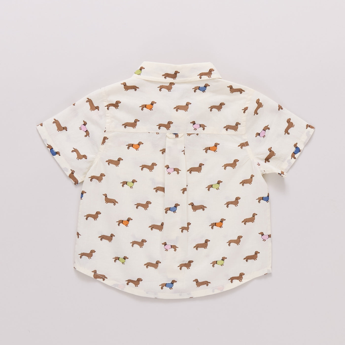 Baby Boys Jack Shirt- Dachshunds in Sweaters