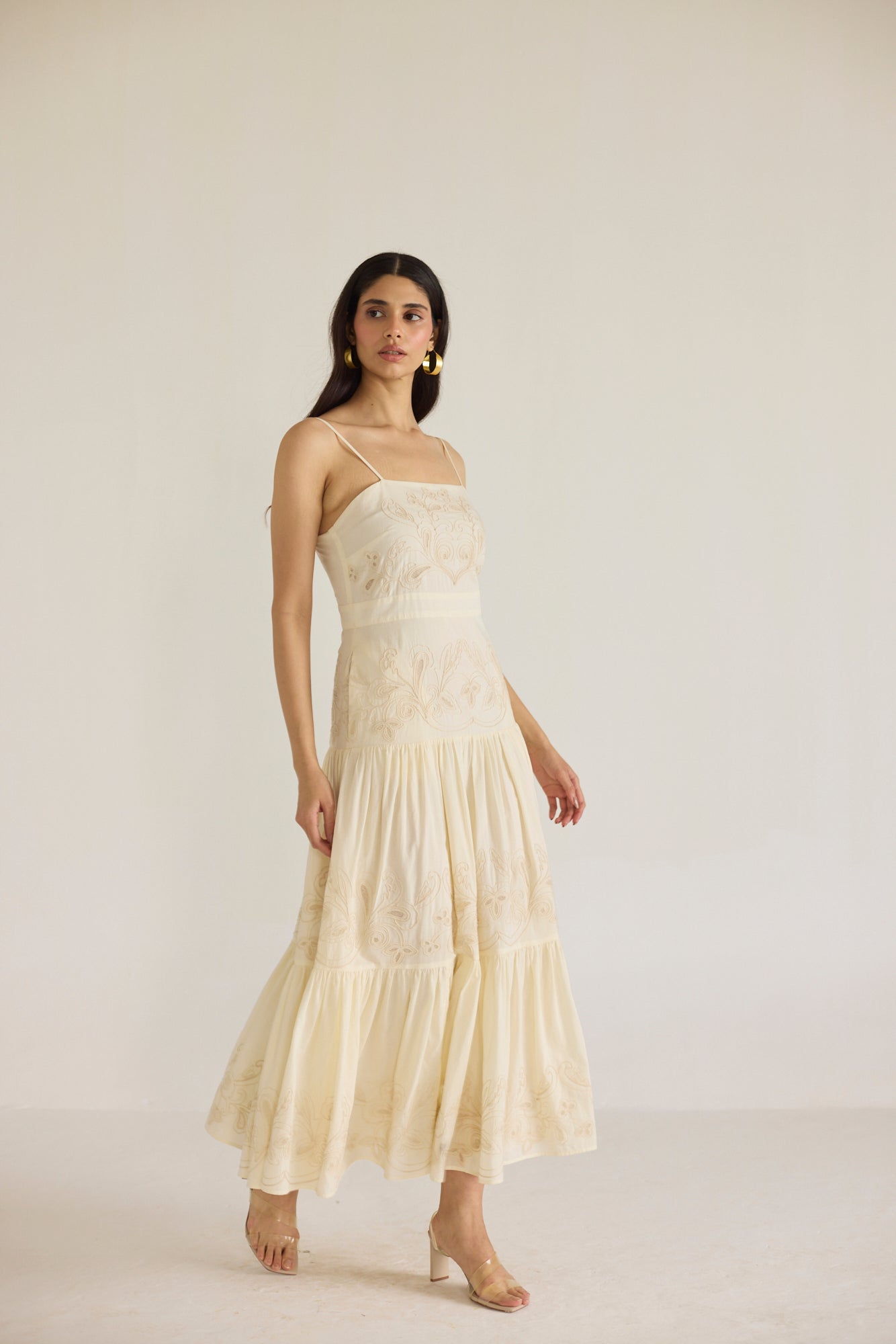 Katie Maxi Dress- Cream