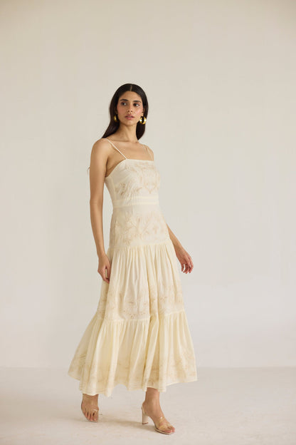 Katie Maxi Dress- Cream