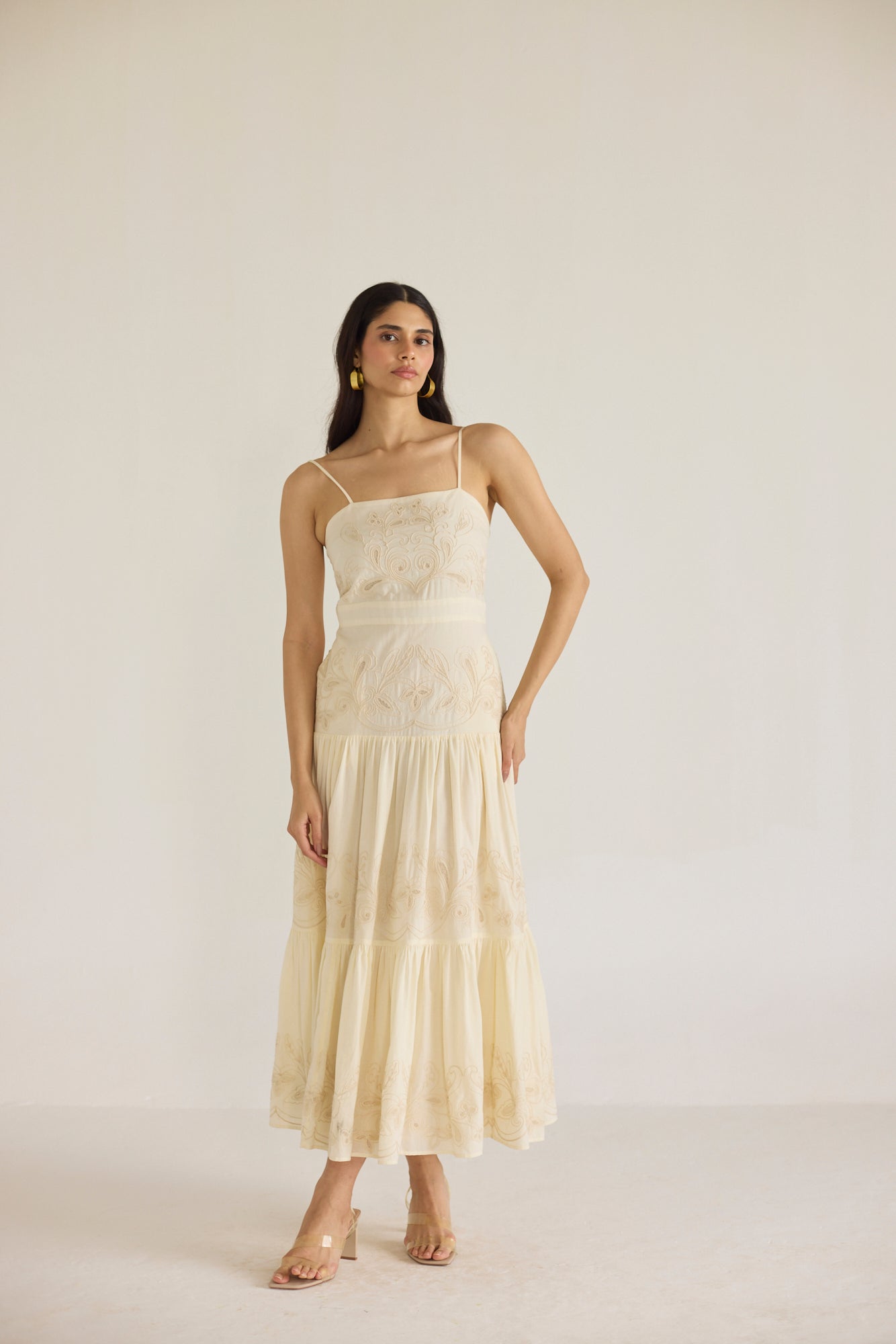Katie Maxi Dress- Cream