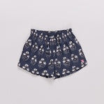 Girls Theodore Short- Navy Strawflower