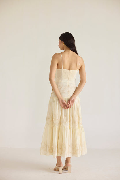 Katie Maxi Dress- Cream