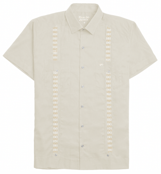 Tejas Guayabera- Ivory Cuero